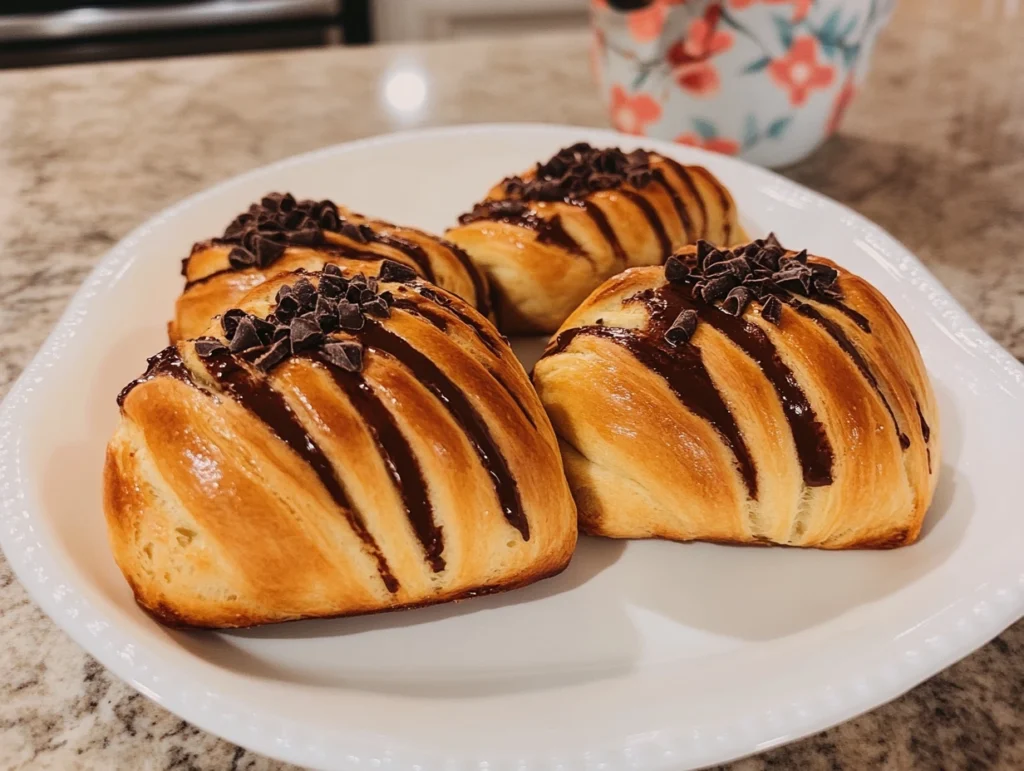 homemade chocolate buns